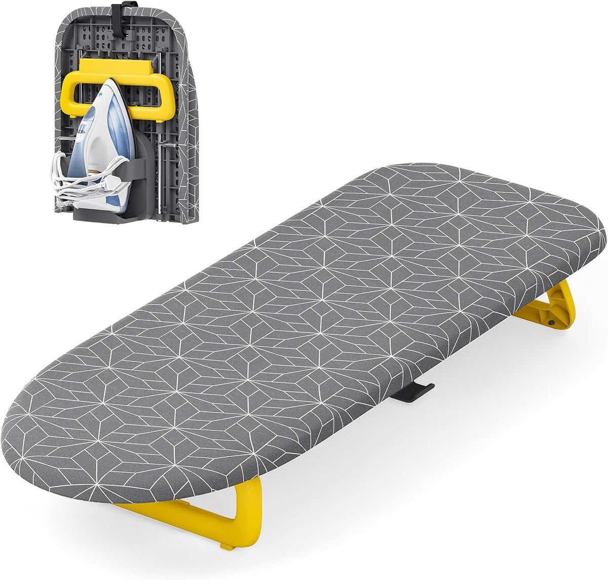 Small Ironing Board Tabletop, Foldable mini Ironing Board, Table top Ironing Boards Small, Compact