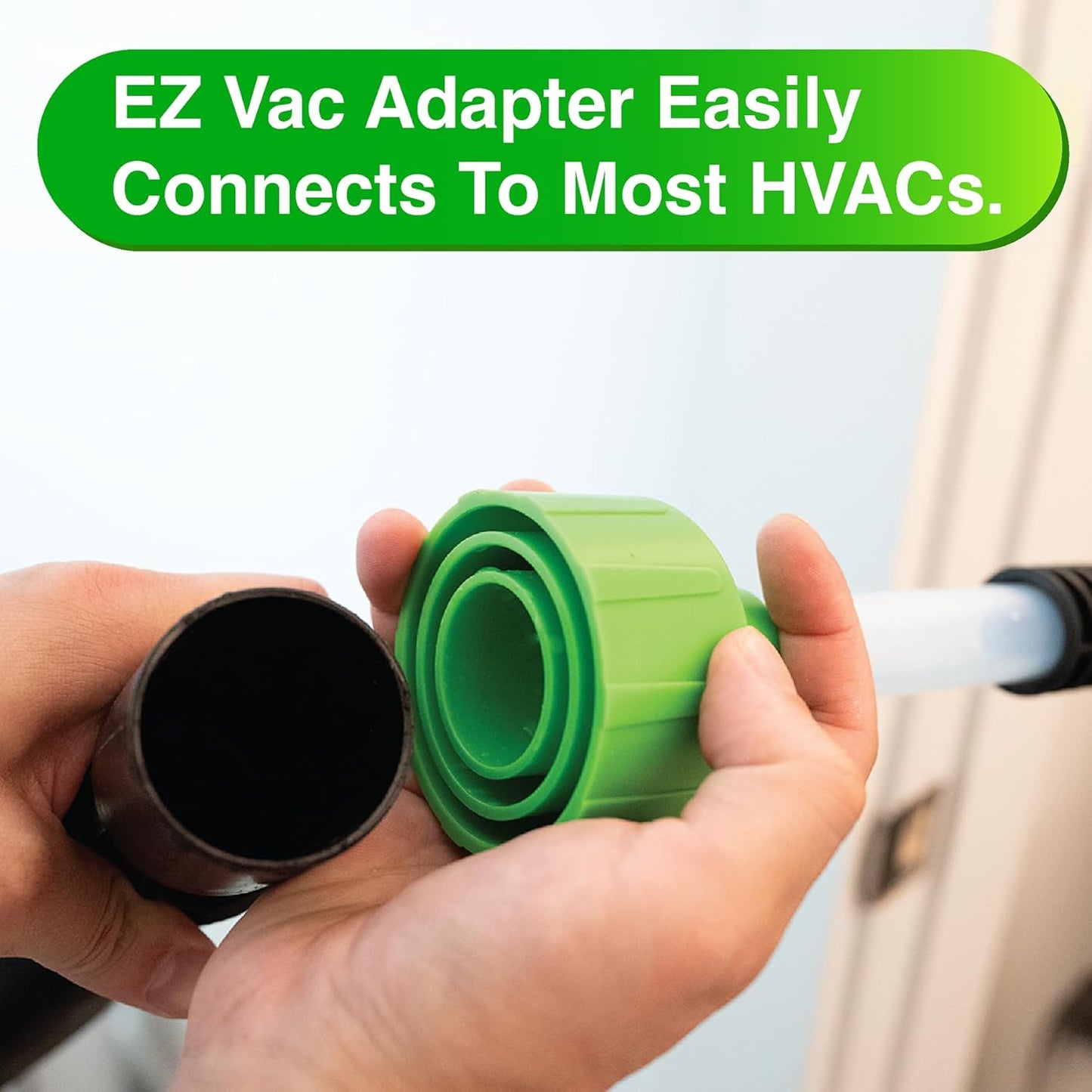 AC Drain Line Cleaner Adapter Evacuates & Unclog AC Drain Line - HVAC to PVC AC Drain Line Cleaner