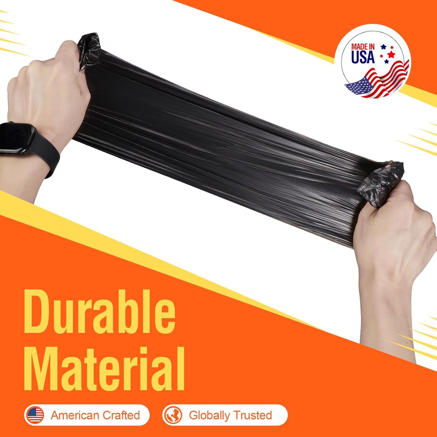 Delxo 30-33 Gallon Black Trash Bags, 250 Count – Medium Duty Garbage Bags, Thick, Durable &