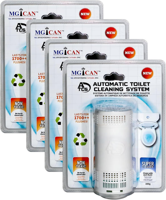 MGICAN Patented Automatic Toilet Cleaning System(ATCS) | Non-Toxic | Bleach Free & Long-Lasting |