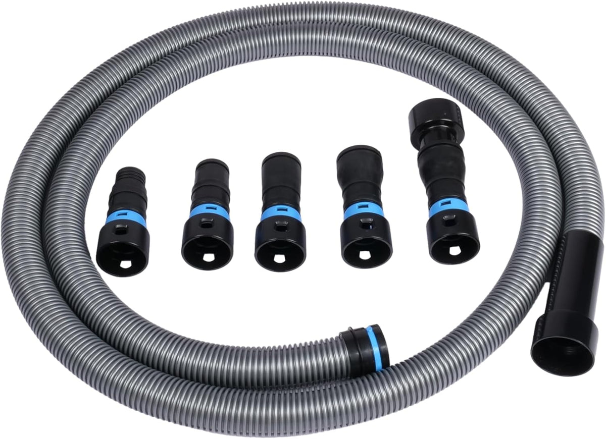 Cen-Tec Systems 94698 Quick Click 10 Ft. Hose for Home and Shop Vacuums with Expanded Multi-Brand