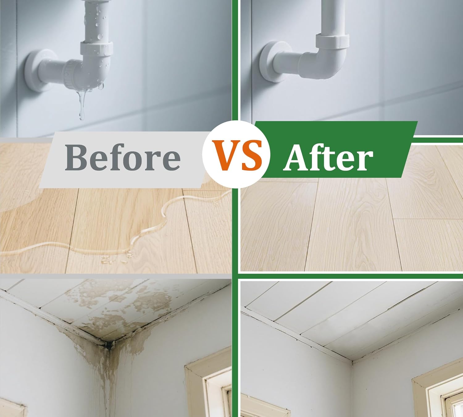 Waterproof Sealant 70oz, Transparent Waterproof Coating for Roof, Floor, Window, Bathroom