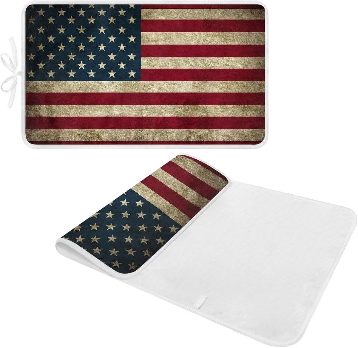 American Flag Ironing Mat Thickened Ironing Blanket Portable Heat Resistant Ironing Pad for