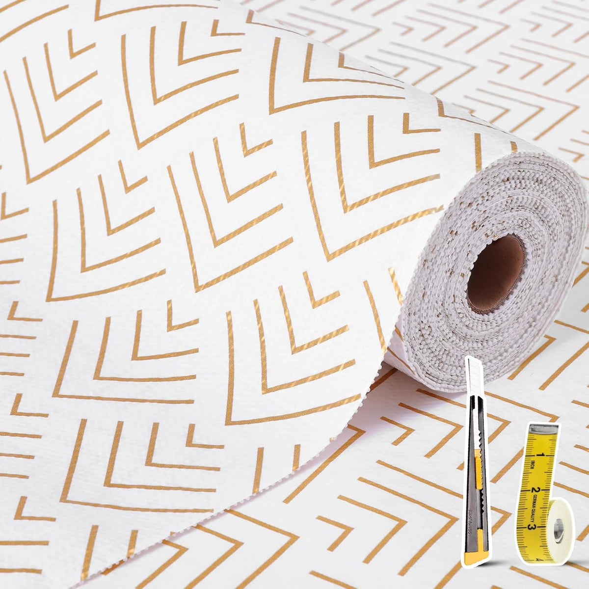 Shelf Liner for Kitchen Cabinets Non Adhesive Drawer Liner Non-Slip Thickened Shelf Liner Paper