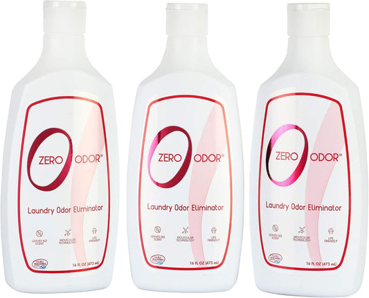 Zero Odor – Laundry Odor Eliminator - Permanently Eliminate laundry Odor – Patented Molecular
