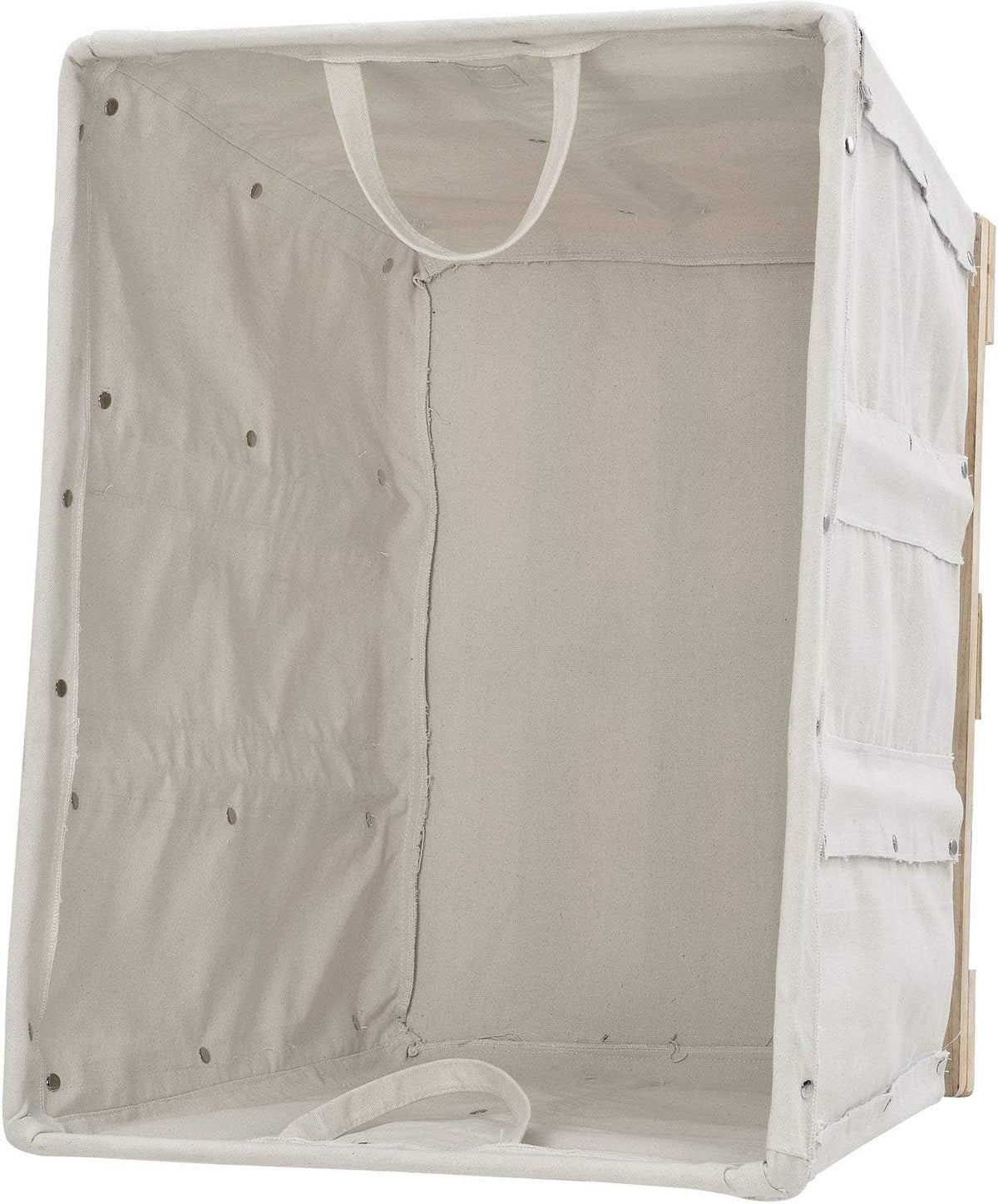 Global Industrial 12 Bushel, Canvas Basket Bulk Truck, 36" L x 26" W x 33-1/2"H, Unassembled