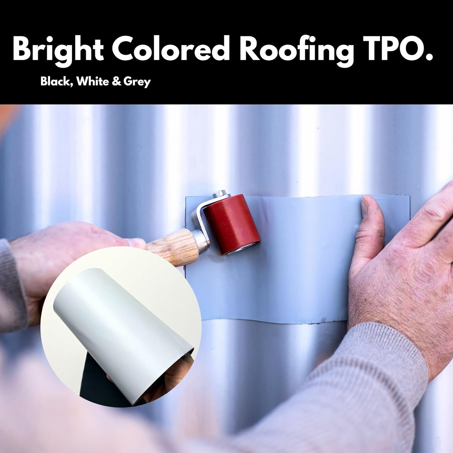HSS Sealant Tape with MicroSealant - Waterproof Commercial Roofing Tape for Roof and RV Repair