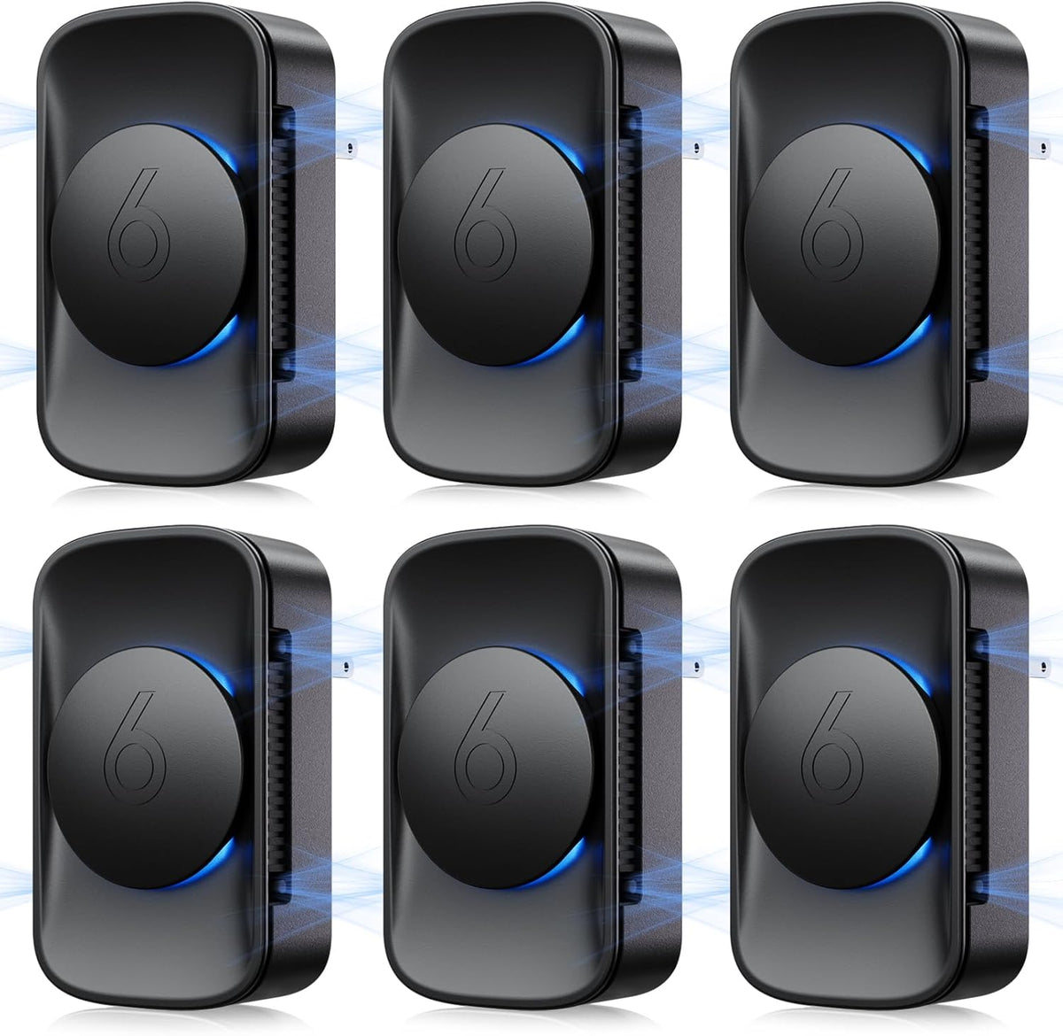 Plug-In air ionizer for Home (6 Pack),Negative Ion Air Quiet Air ionizer Freshener for familly