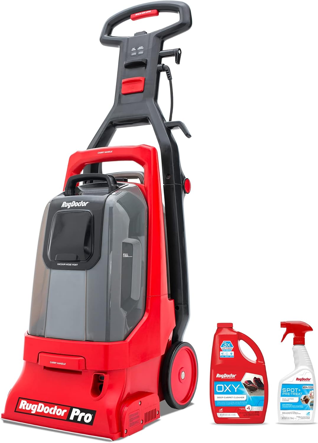 Rug Doctor Pro Deep Commercial Carpet Cleaning Machine, Oxy Bundle, Includes 48 oz. Oxy Cleaning