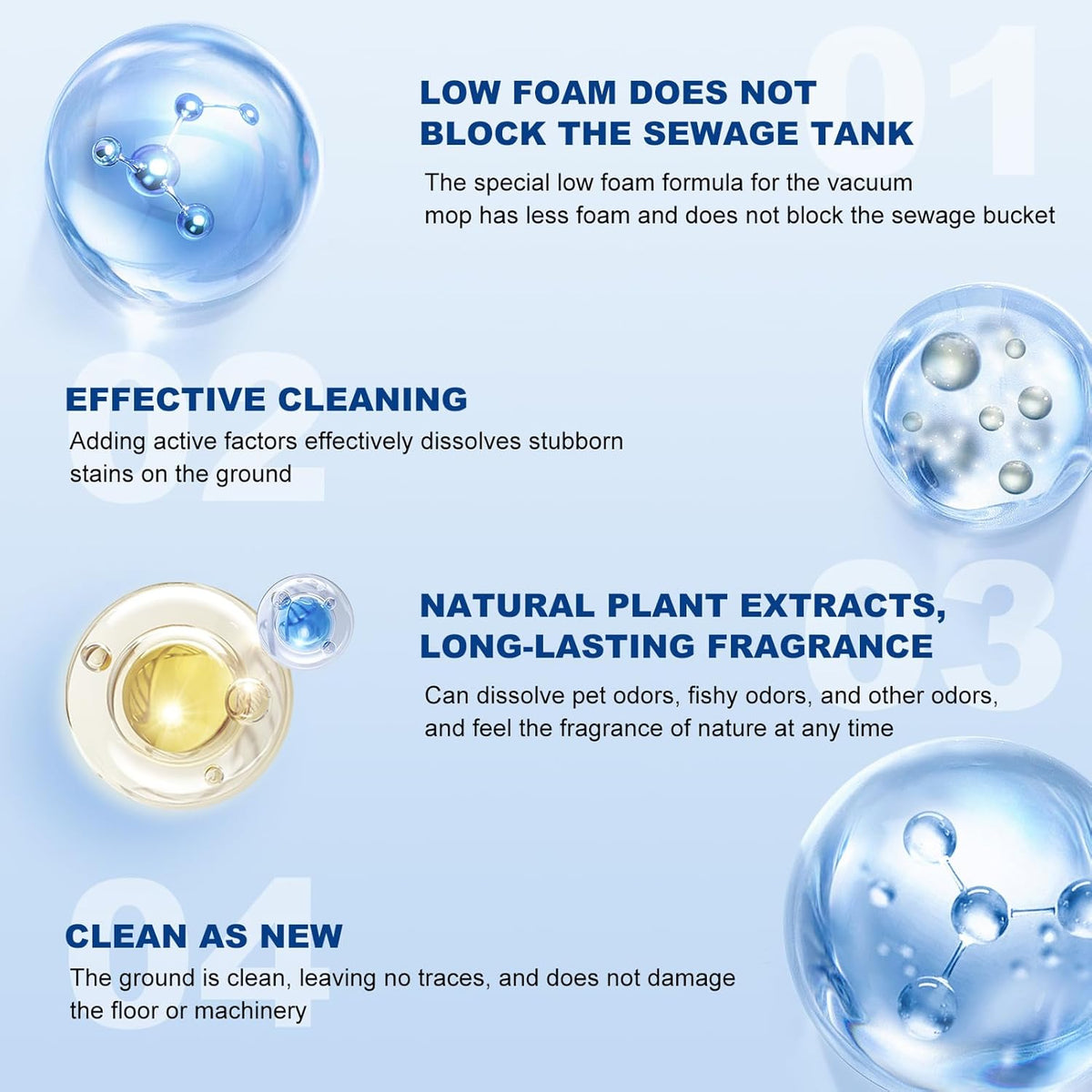 10 Bottles Compatible with Tineco Cleaning Solution Pet 500ml Per Bottle Lavender Scents and Orange
