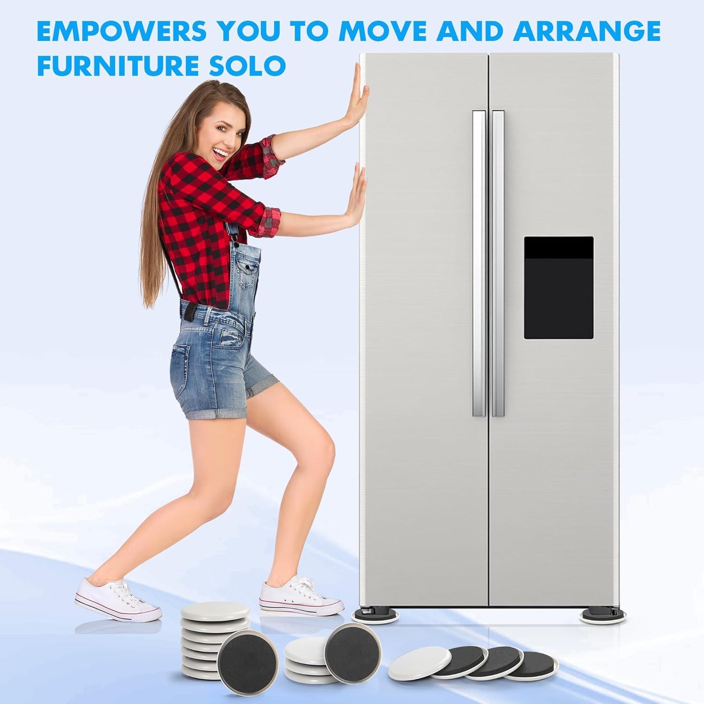 Furniture Lifter Tool, Appliance Lifter, Save 80% Effort, Lift Up to 400 Pounds Heavy Items