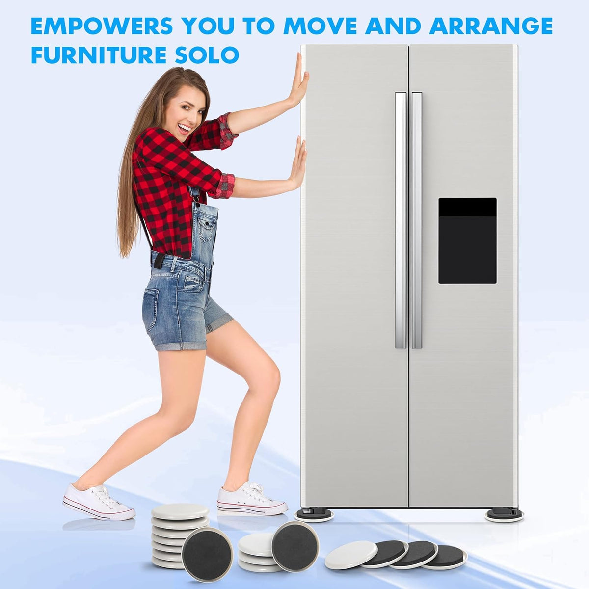 Furniture Lifter Tool, Appliance Lifter, Save 80% Effort, Lift Up to 400 Pounds Heavy Items