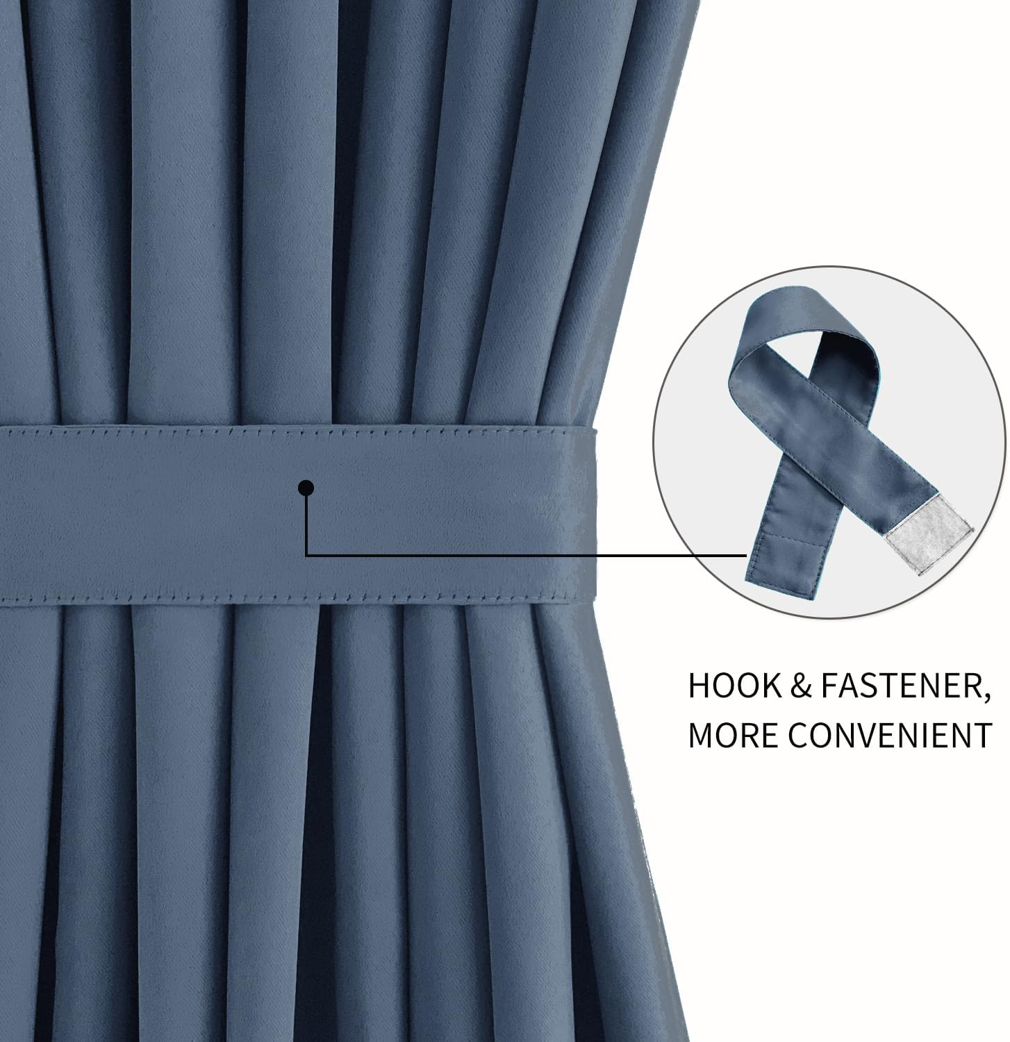 DWCN French Door Curtains – Rod Pocket Thermal Blackout Curtain for Window/Patio