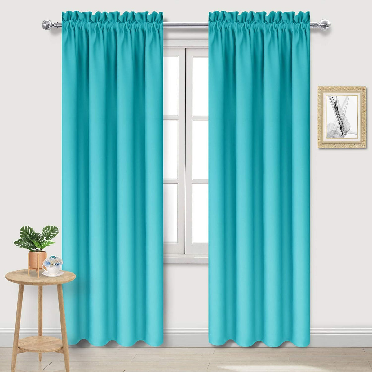 DWCN Blackout Curtains for Bedroom – Thermal Insulated Energy Saving Drapes for Living Room