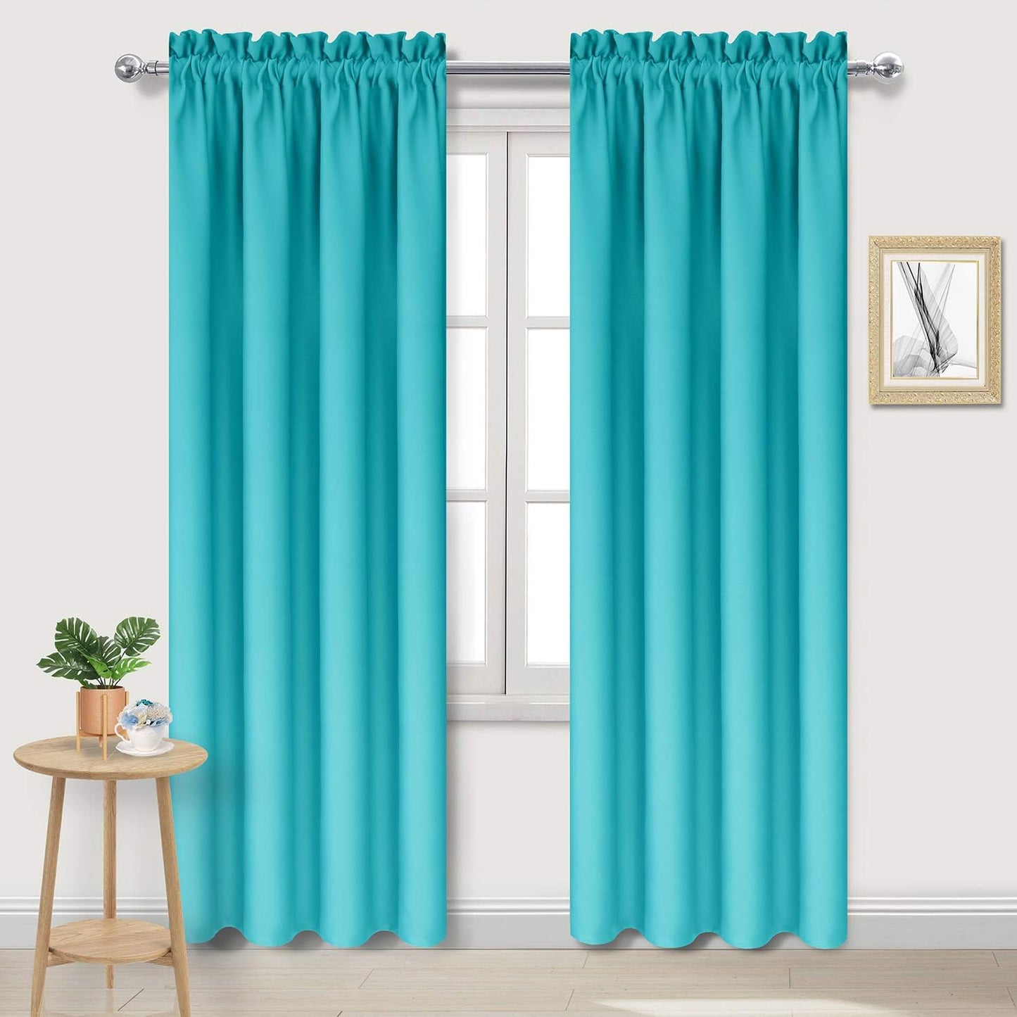 DWCN Blackout Curtains for Bedroom – Thermal Insulated Room Darkening Drapes for Living Room