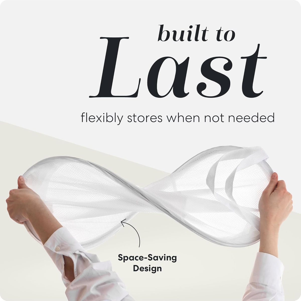 Handy Laundry Collapsible Mesh Pop Up Hamper with Wide Opening and Side Pocket - Breathable