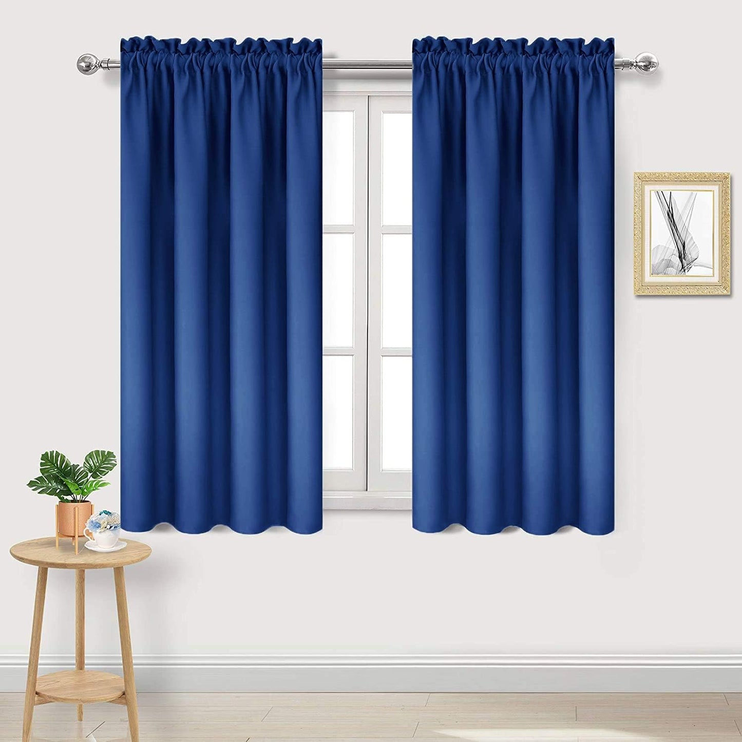 DWCN Blackout Curtains Room Darkening Thermal Insulated Bedroom Curtains Window Curtain Panels, 42