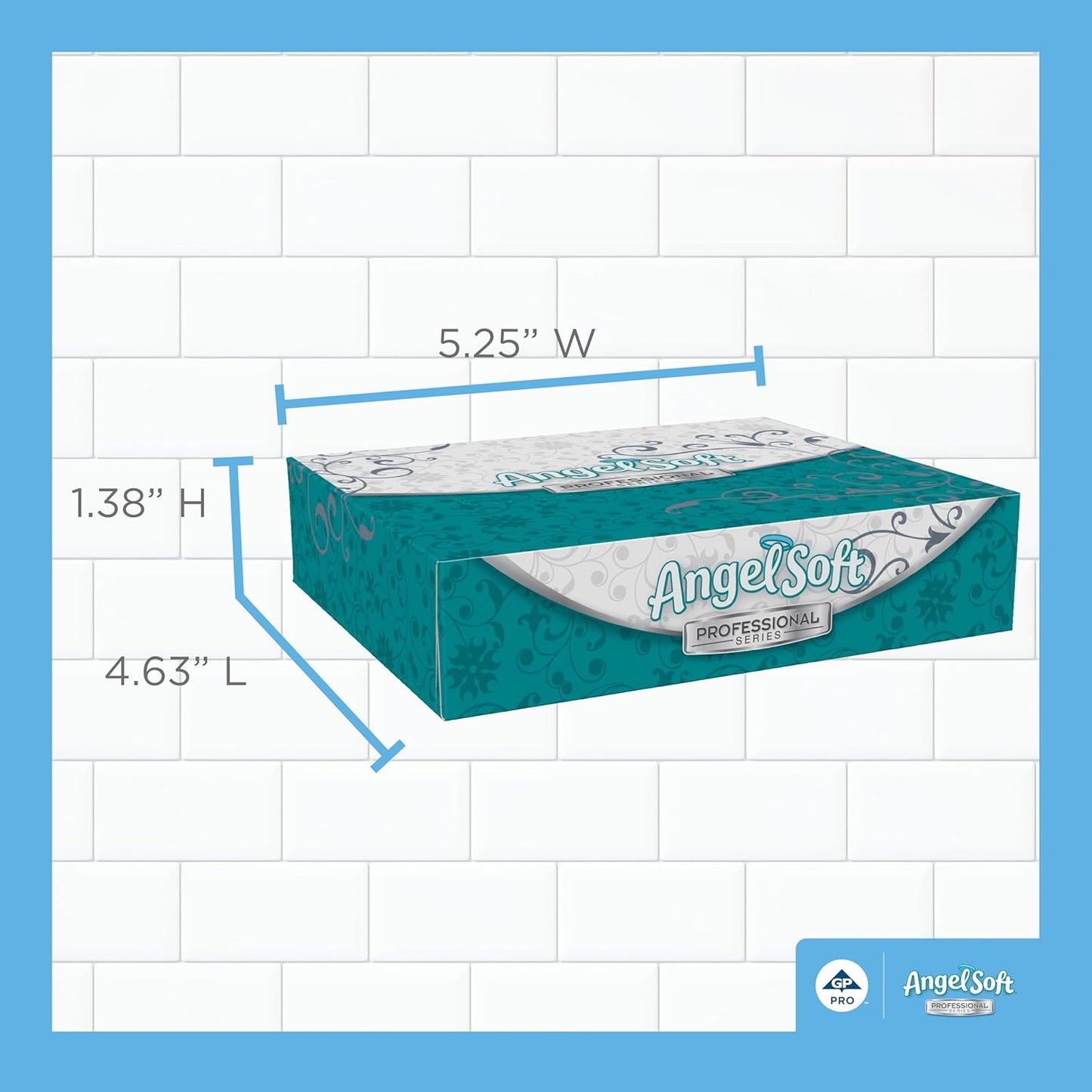 Georgia-Pacific Angel Soft Professional Series 2-Ply Facial Tissue (48550), 50 Sheets Per Box, 60