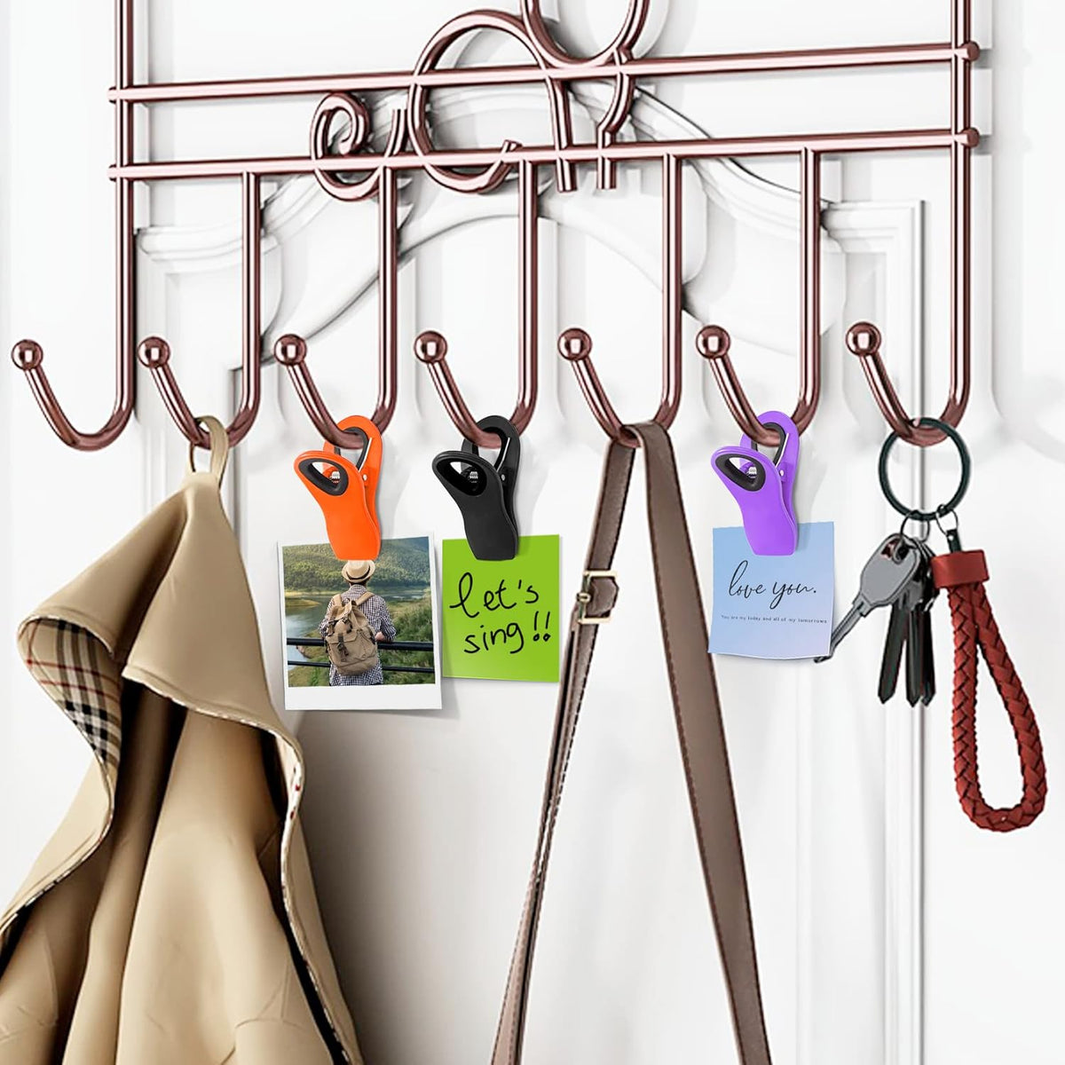 12 Pack Magnetic Chip Clips, Bread Clips Food Bag Clips with Airtight Seal for Chips, Kitchen Clips