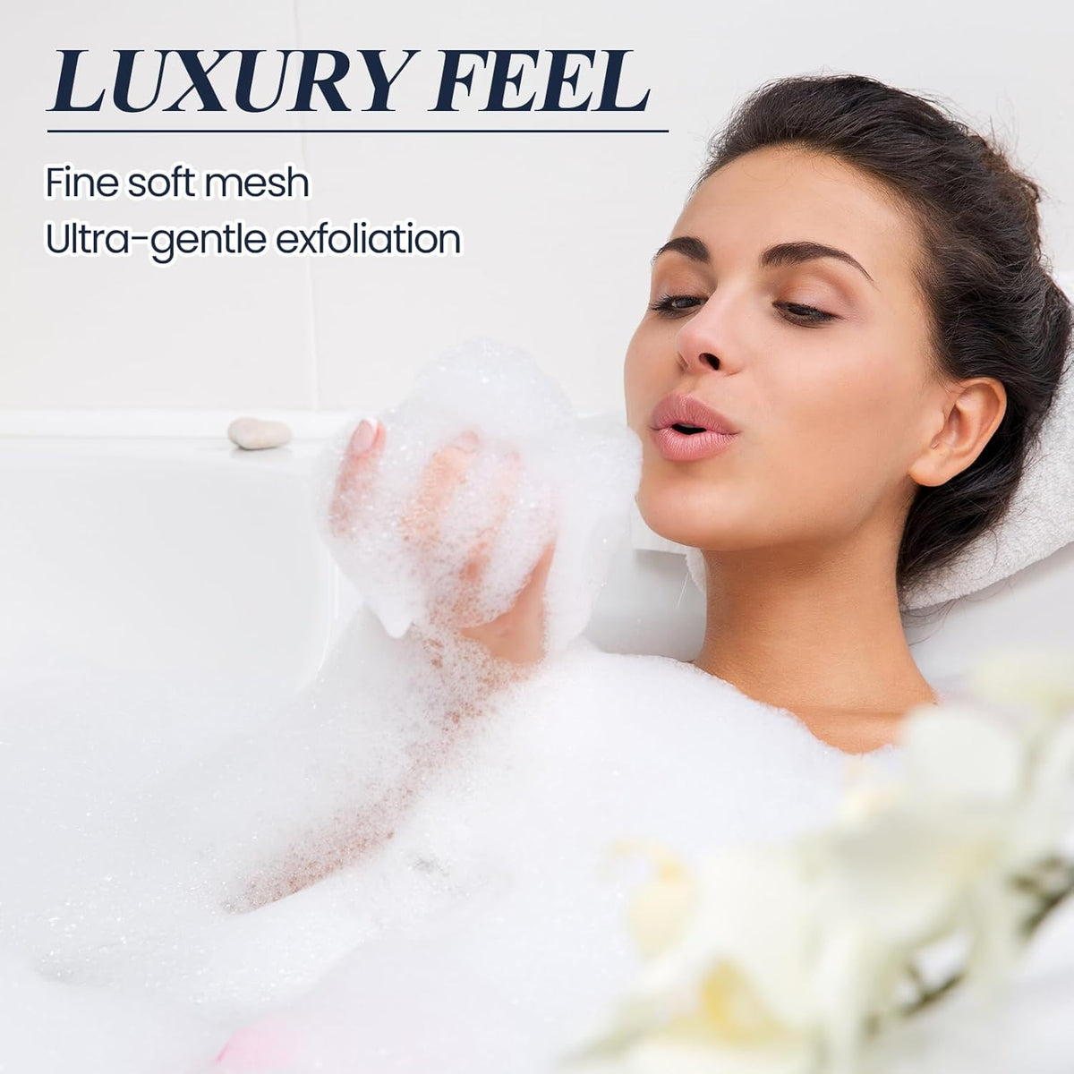 Hushee Soap Bag Bubble Mesh Bags Exfoliating Soap Pouch with Drawstring for Foaming Drying Easy