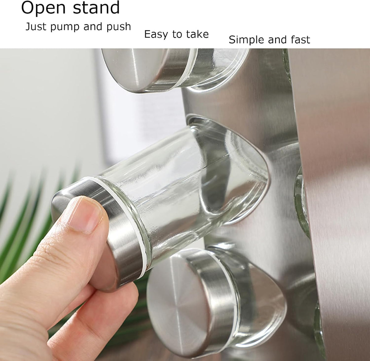Spice Rack, Spice Rack Organizers for Countertop, Rotating Countertop Spice Rack, Revolving Spice