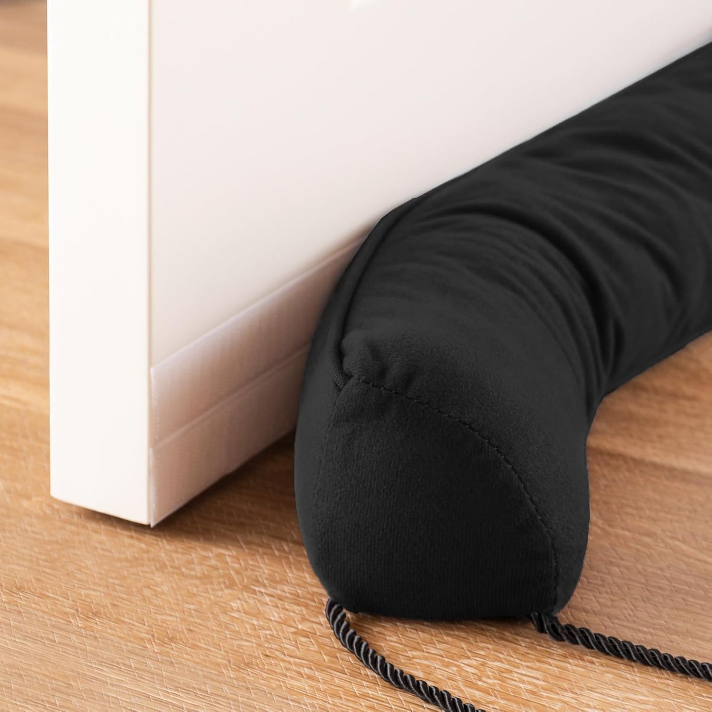 Sunolga 32" Door Draft Stopper Blocks Hot and Cold Air with Removable Washable Cover for Gaps Up to