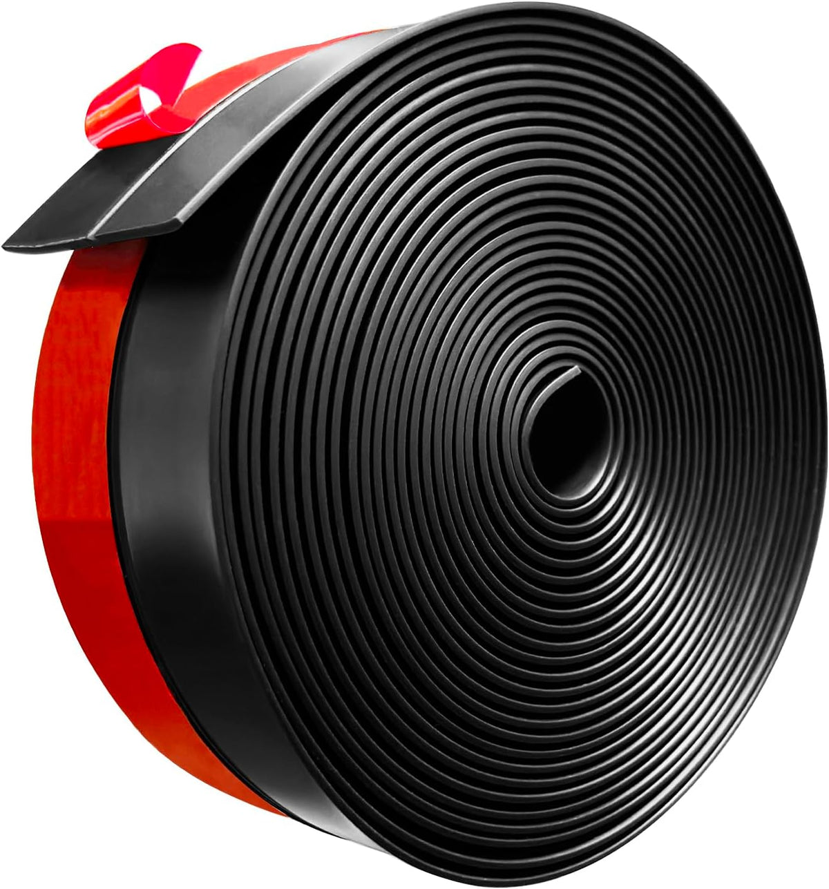 Silicone Weather Stripping, 2 inch (W) x 20 Ft (L) Door Draft Stopper Window Seal Strip for Gaps of