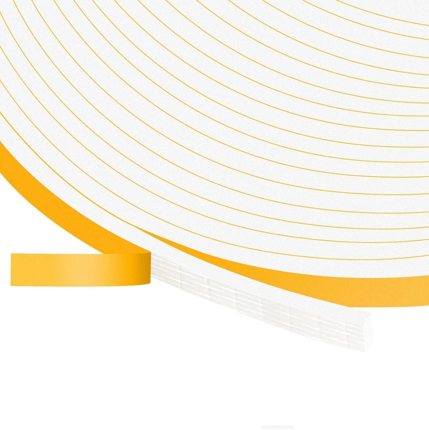 Weather Stripping Door Seal 1/4 inch Wide x 1/8 inch Thick Foam Insulation Door Seal Strip for Door