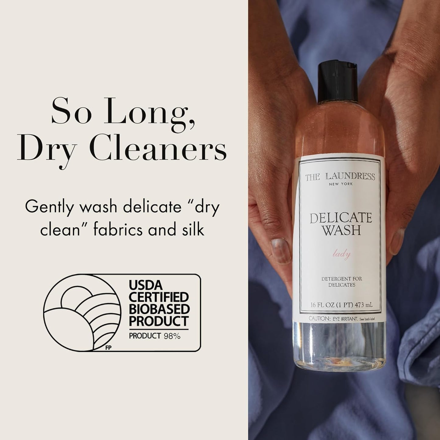 The Laundress Delicate Wash, Double Concentrated, Lady Scent, Detergent Delicate, Lingerie & Silk