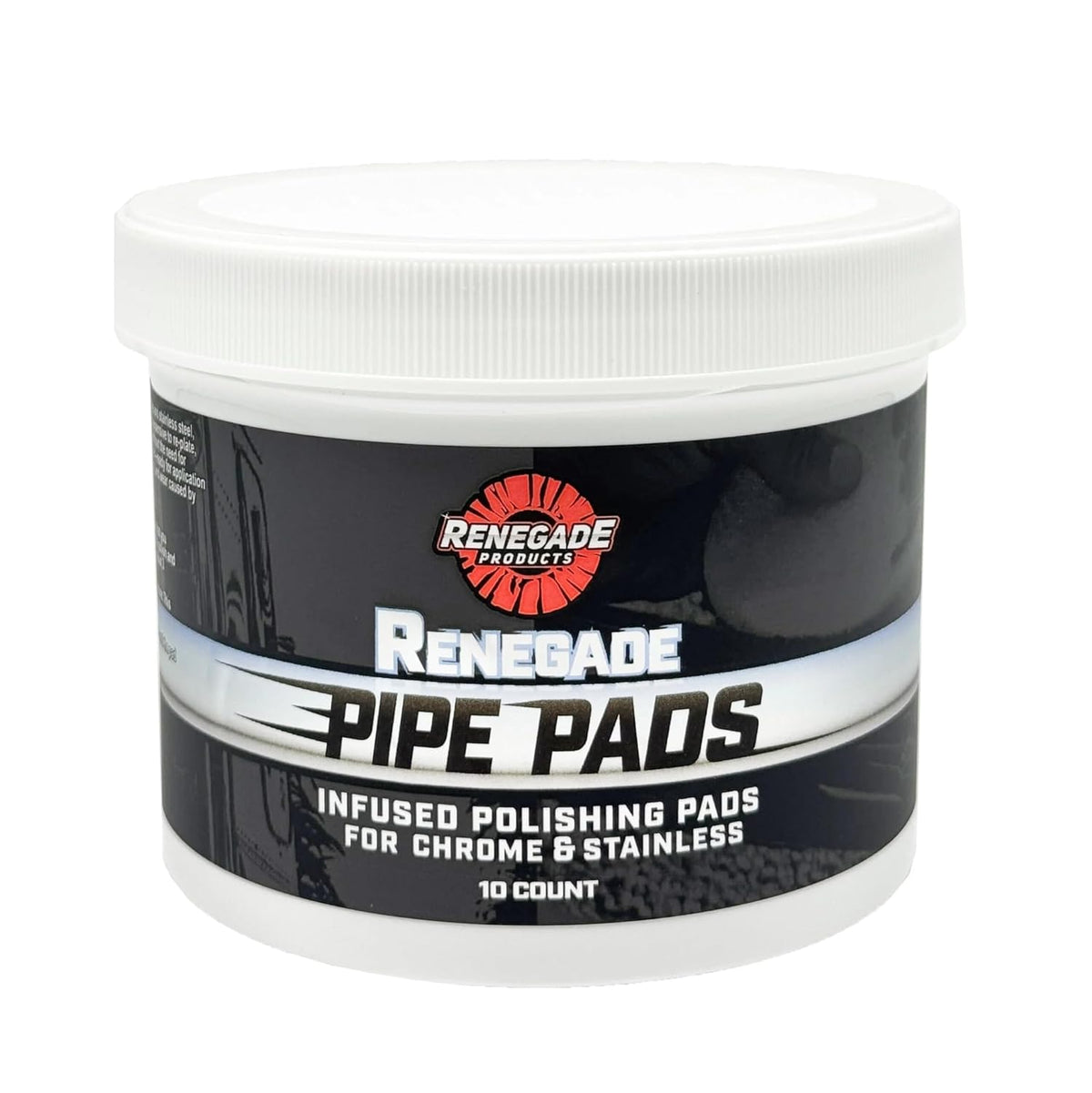 Renegade Products Pipe Dream Infused Polishing Pads – Chrome & Stainless Steel Polishing Pads for