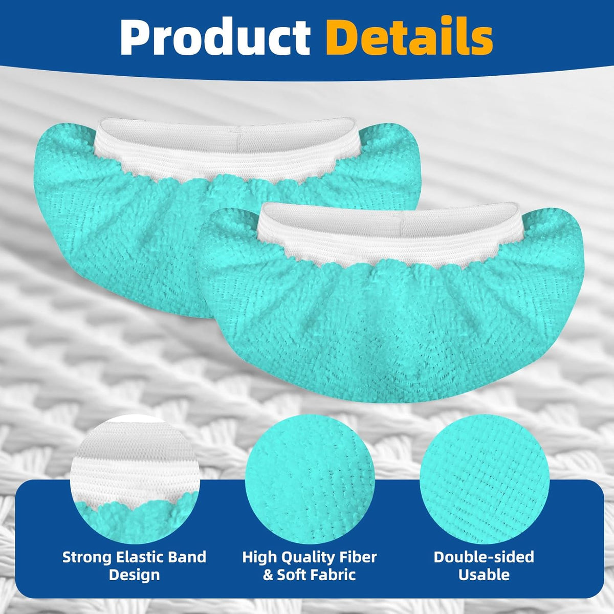 LOVECO 10 Pack Universal Steam Cloths for Handheld Steam Cleaner, Compatible with Bissell Steam