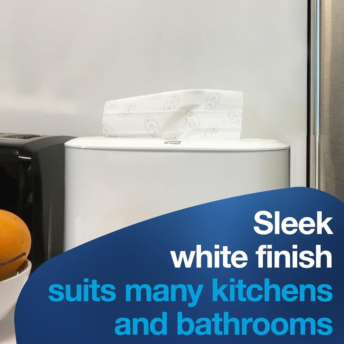 Tork Xpress Paper Towel Dispenser, White, H2/H23 Multifold Compatible, Compact design for Home &