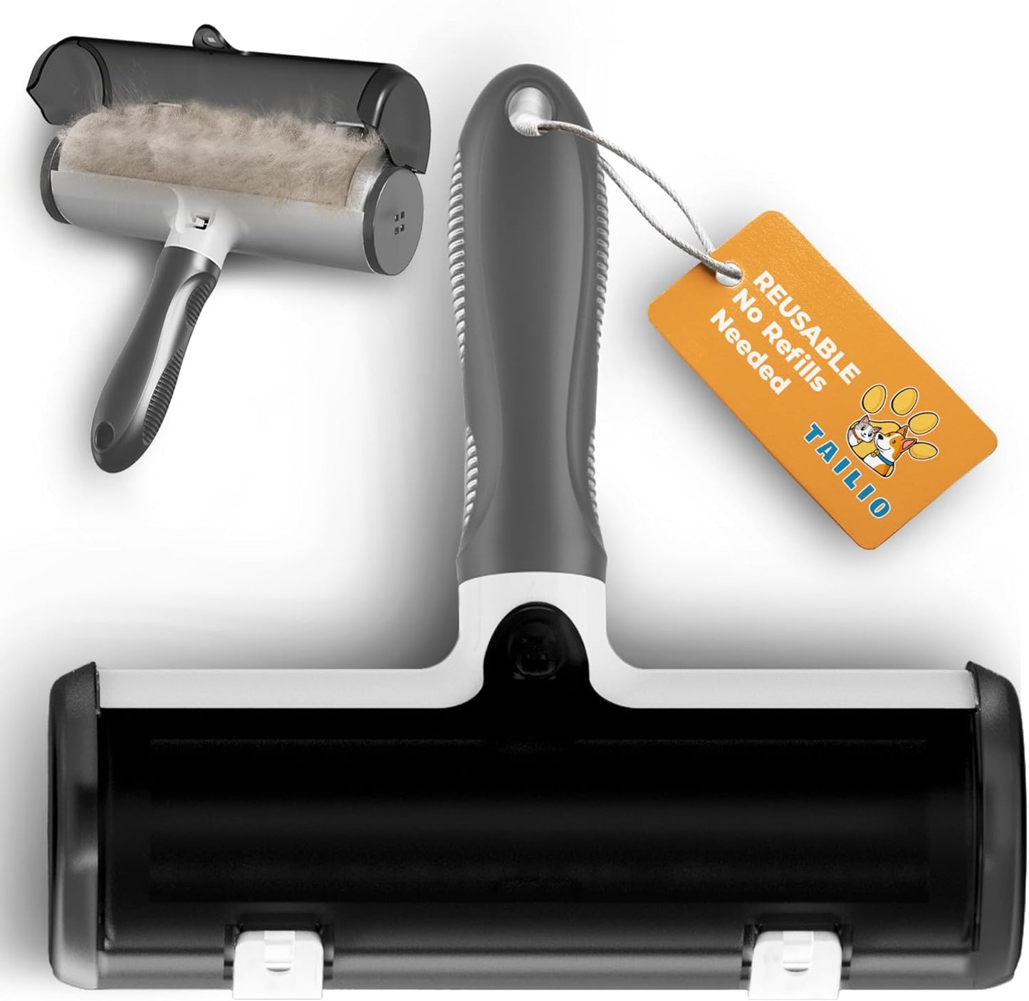 Pet Hair Remover with Fur Collector - Easy to Use Pet Hair Removal Tool - Cat & Dog Hair Remover