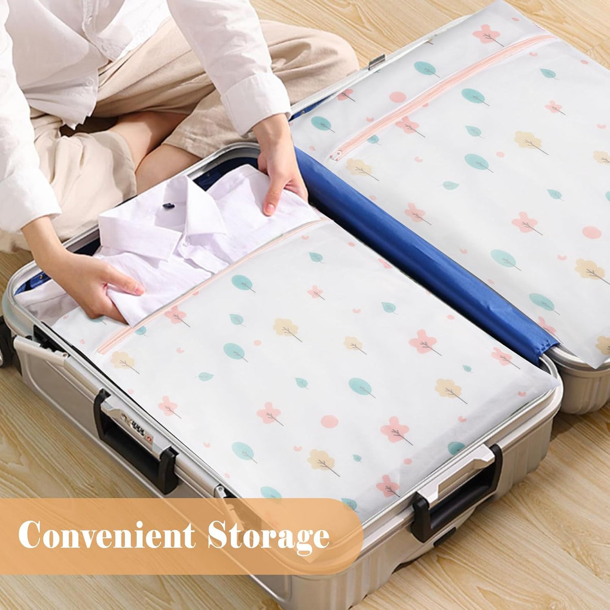 Mesh Laundry Bag, Durable Laundry Bags with Premium Zipper, 5-Piece Washing Machine Wash Bags for