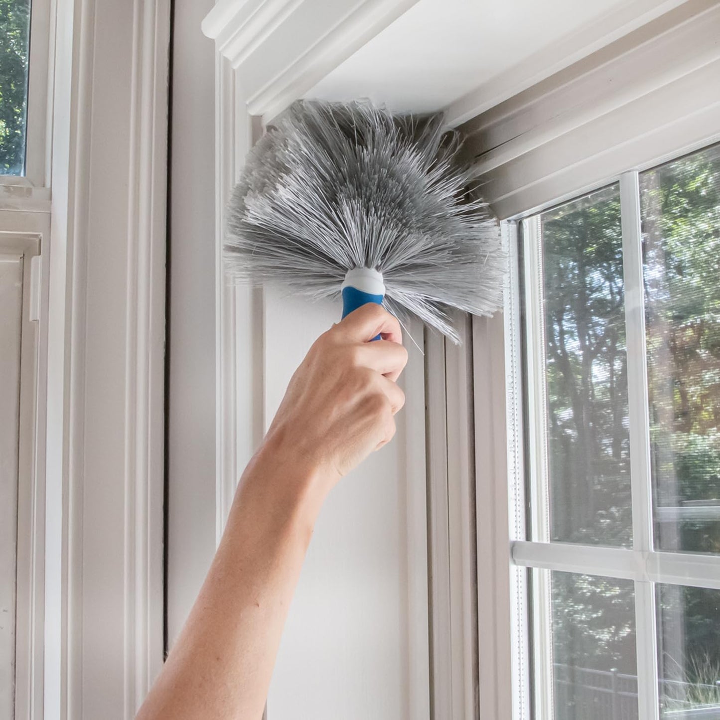 Unger Cobweb & Corner Duster – Dusters for Cleaning, Compatible with Telescopic Poles, Dusting