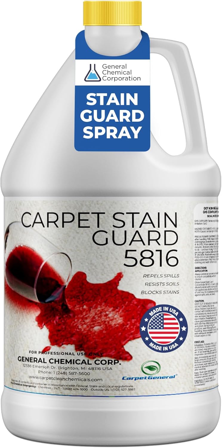 General Chemical Stain Shield Spray - Safe Fabric Protector Spray and Stain Guard 5816 for