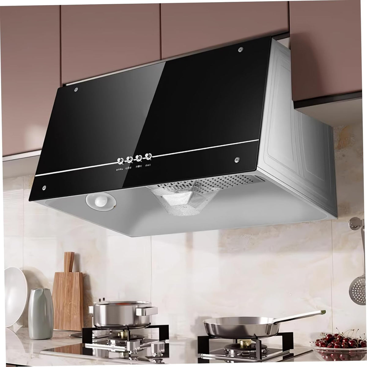 10pcs Range Hood Grease Mesh Filters Bowl Shaped Kitchen Vent Screen Replacement Nets for Home and