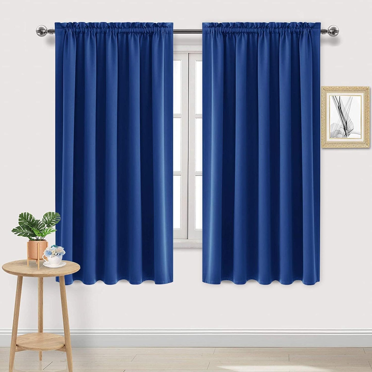 DWCN Blackout Curtains for Bedroom – Rod Pocket Thermal Insulated Noise Reducing Noise Reducing