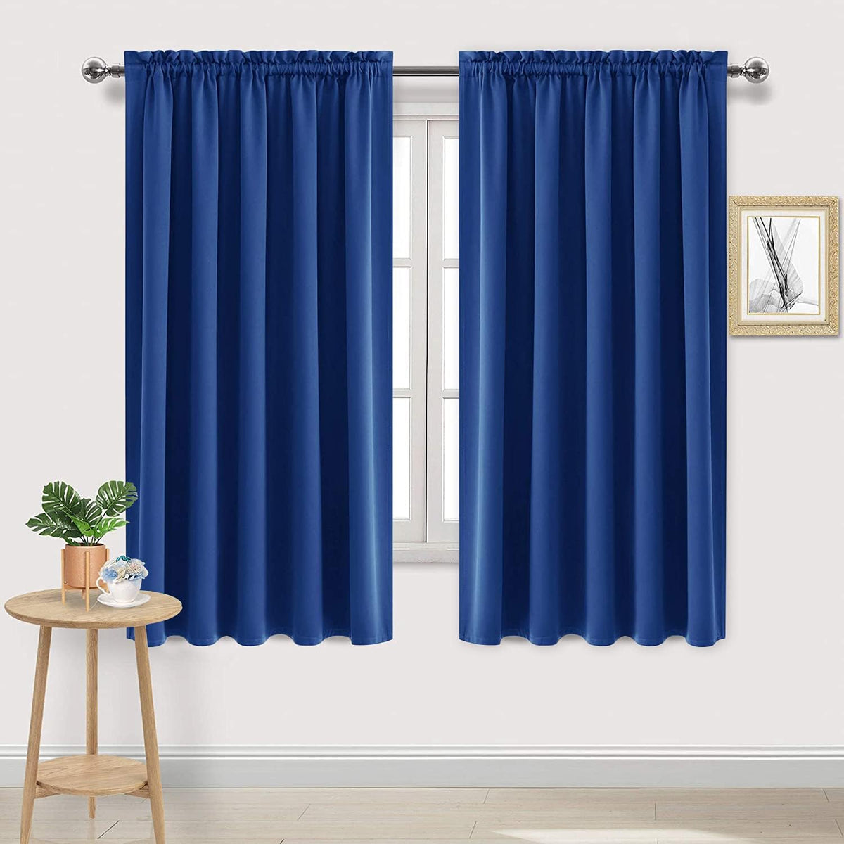 DWCN Blackout Curtains for Bedroom – Rod Pocket Thermal Insulated Noise Reducing Noise Reducing