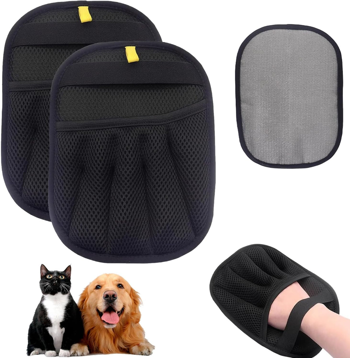 Pet Hair Remover Gloves for Cats Dogs,Electrostatic Glove Pet Hair Gloves,Cat Dog Grooming Glove