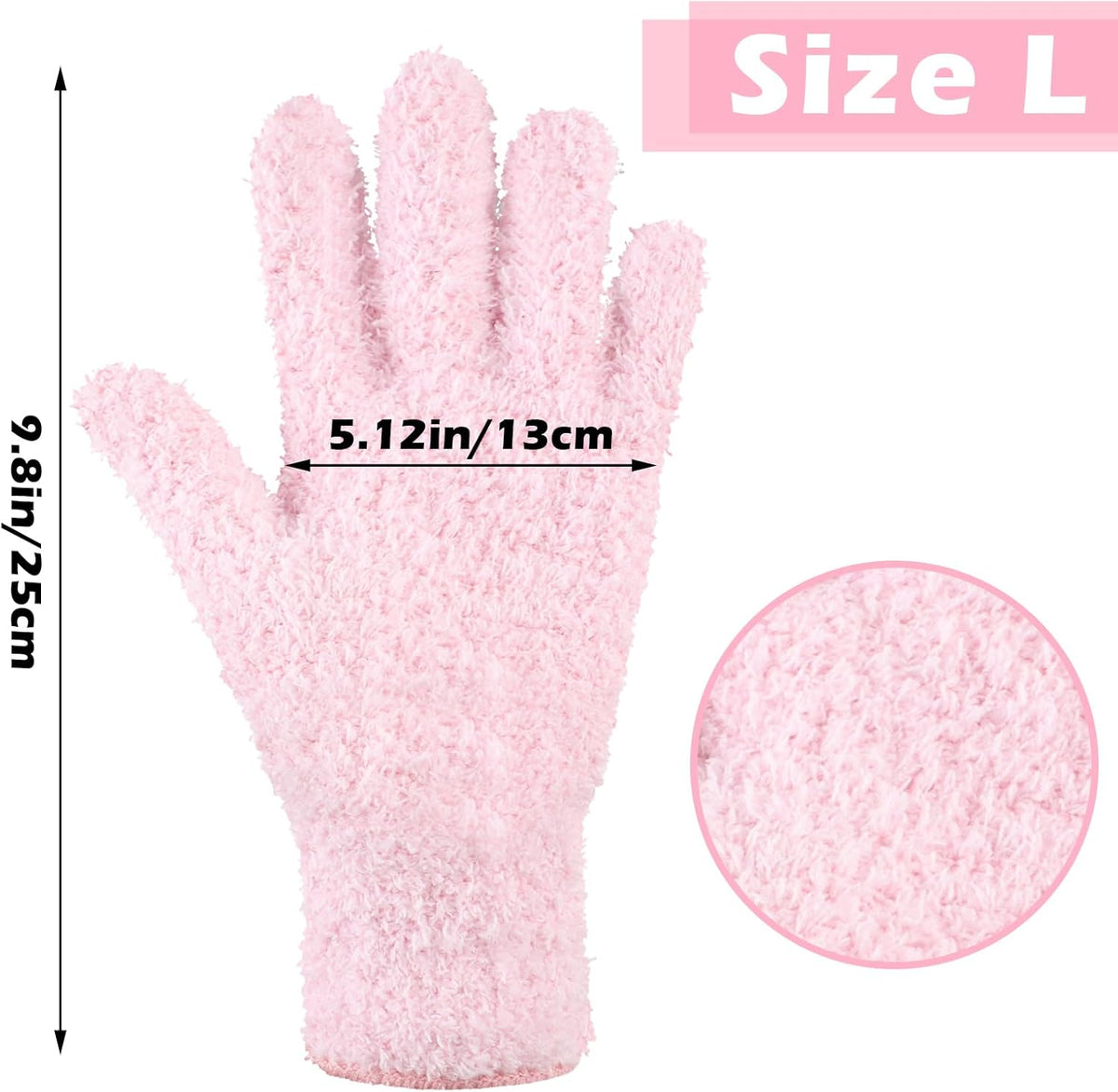 Patelai 3 Pairs Microfiber Plant Dusting Gloves Leaf Cleaning Gloves for Indoor Plants, Blinds