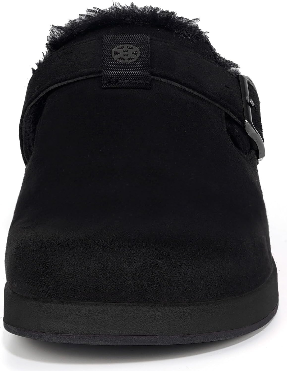 Fur Lined Clogs for Women Men Suede Winter Slippers Arch Support Slip on Mules Potato Shoes with