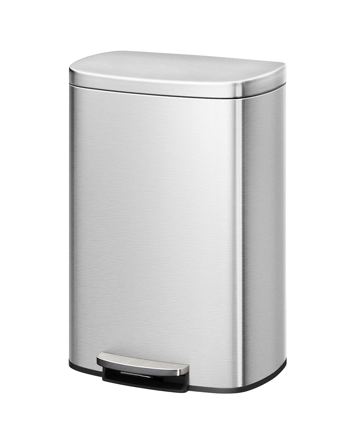 Garvee 13 Gallon / 50 Liter Stainless Steel Kitchen Trash Can with Lid, Large Rustproof Garbage Can
