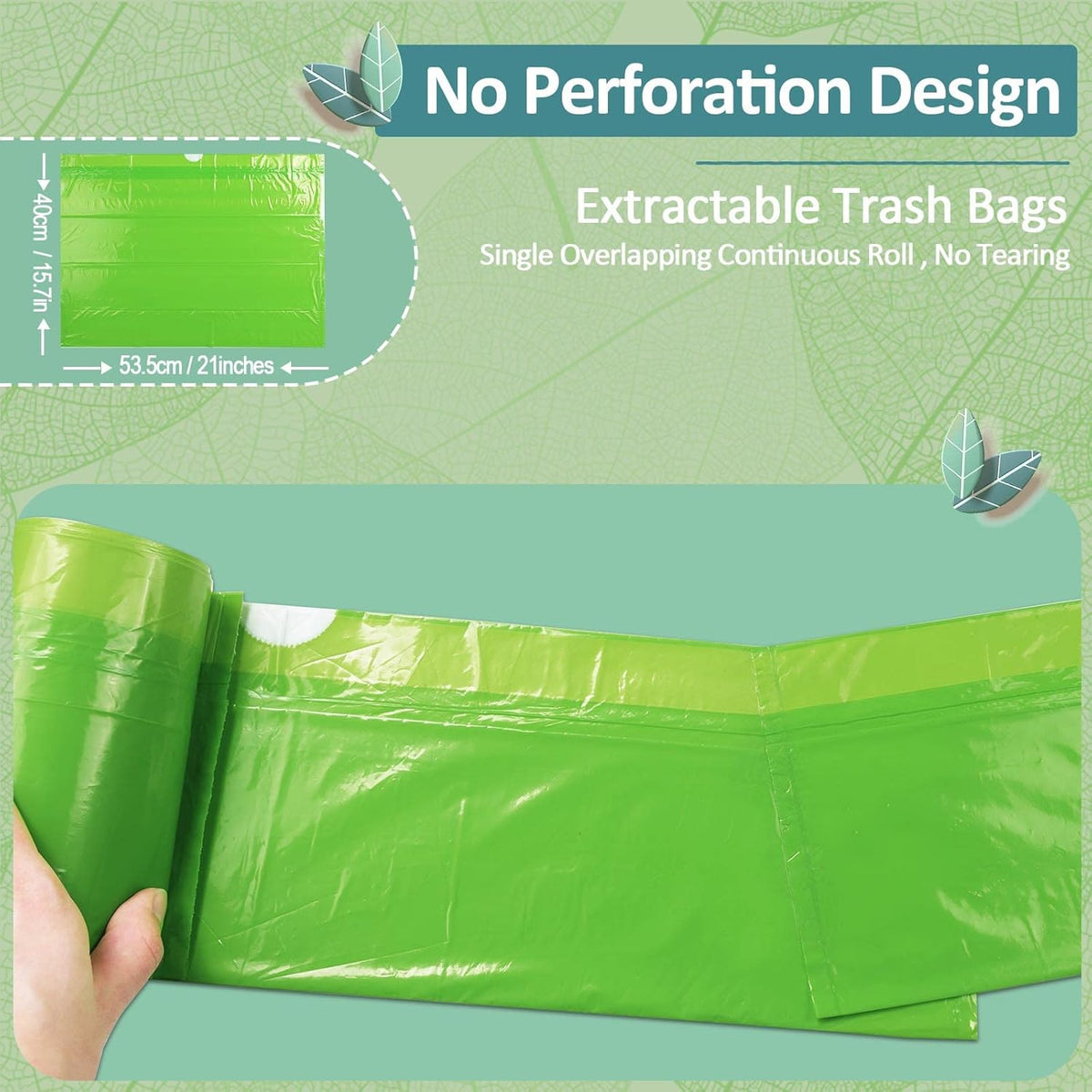 Commode Liners for Bedside Commode Vanilla Scented 100pcs Disposable Bags Universal Fit Most