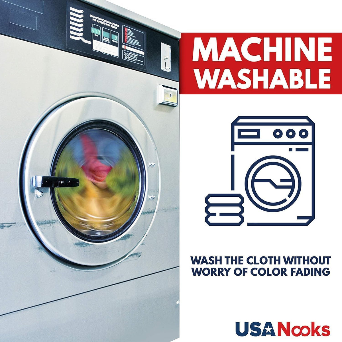 USANOOKS Microfiber Cleaning Cloth Grey - 12 Pcs (12.5"x12.5") - High Performance - 1200 Washes