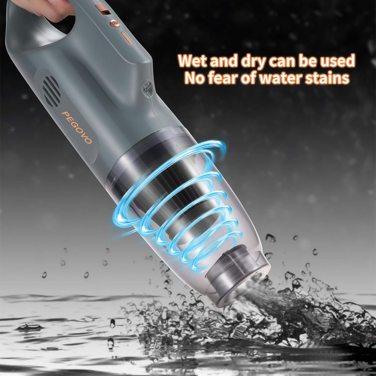 Handheld Vacuum Cordless Car Vacuum Portable, Cordless Handheld Vacuum Cleaner with Fast Charging