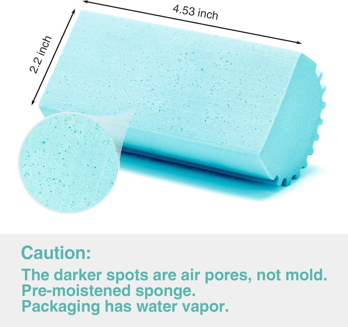 4 Pack Damp Dusting Sponge Duster, Blue Dust Cleaning Sponge, Reusable Household Cleaning Sponge