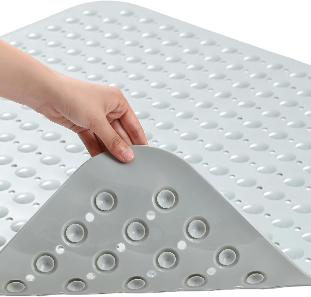 ENKOSI Extra Large Square Non Slip Shower Mat - 31 x 31-inch XL Bathroom Shower Mat - Square Shower