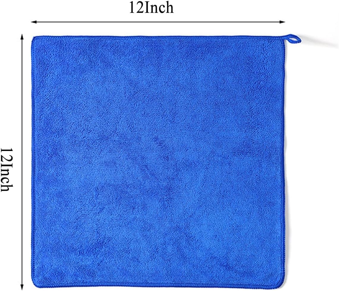 Microfiber Cleaning Cloth for Kitchen Housekeeping Dish Electronics Dust Rags Thick Lint Free Car