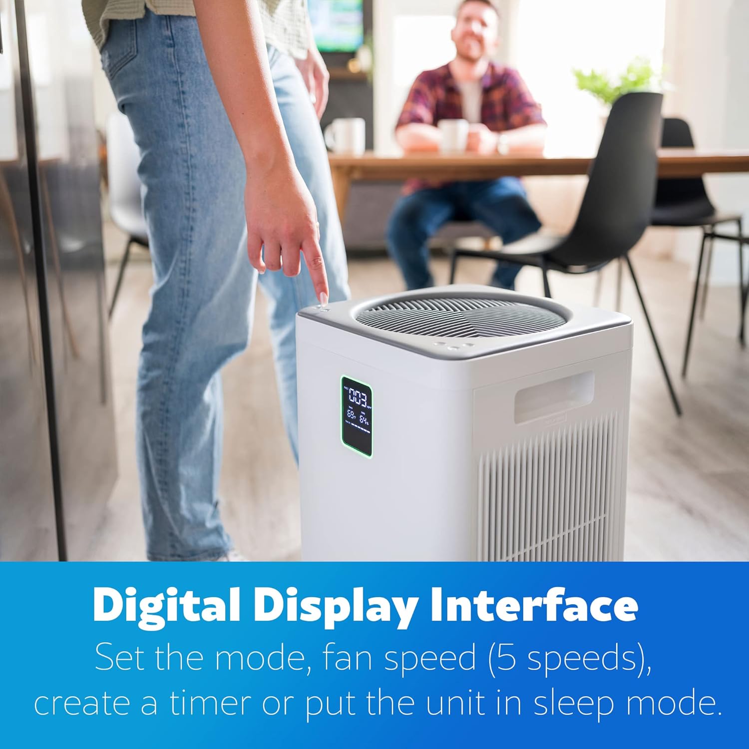 Kenmore PM4030 Air Purifier with H13 True HEPA Filter, Covers Up to 2300 Sq.Foot, 24db SilentClean